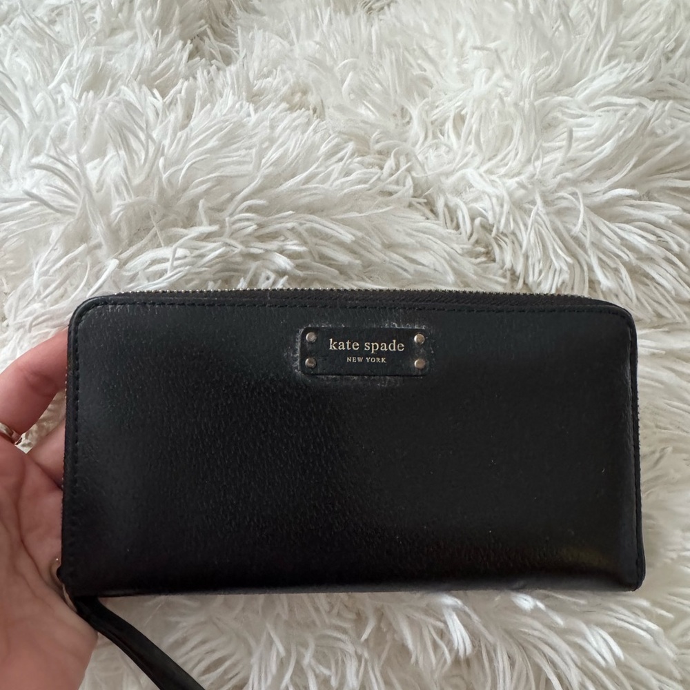 Kate Spade Black Leather Wallet